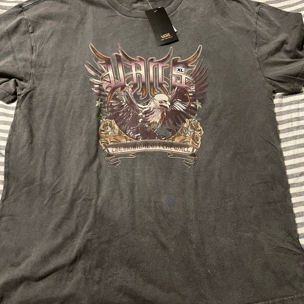 Vans Charcoal Eagle Graphic Tee